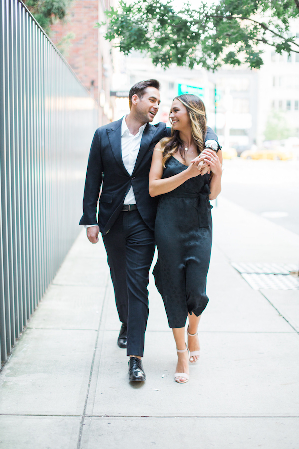 Chic engagement session