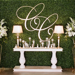 Luxe wedding decor
