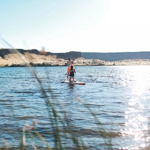 This Adventurous Paddle Board Engagement is Not for the Tame!