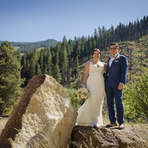Sun Valley's Gorgeous, Sweeping Landscapes Provided a Beautiful Background to Marry Against