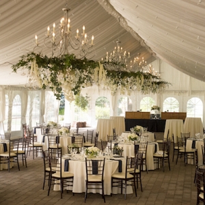 The Open Walled Tent Allowed Guests To Enjoy The Outdoors While Staying Comfortable Inside