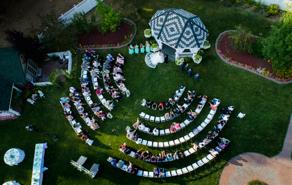 We Love This Ceremony Seating Set Up!