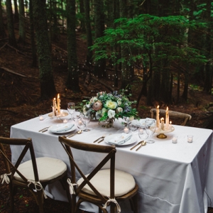 Mother Nature Meets Glam in the Woods