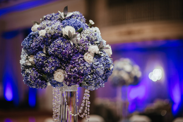 The Reception Completely Changed Vibes, Going for Blue and Silver with Tons of Crystals