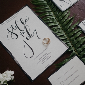 This Simple Invitation Suite is Bold but Basic, in the Best Way