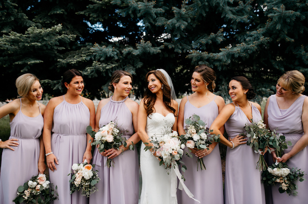 Lavender bridesmaids