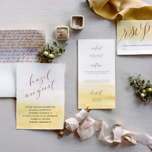 This Sunny Invitation Suite Would be Springtime Perfection!
