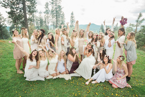 This Gorgeous Mismatched Group Showered the Bride-To-Be with Love 