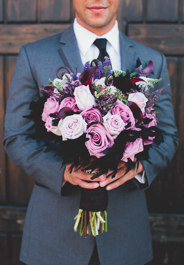 This Stunning Purple Bouquet is Fit For Royalty!