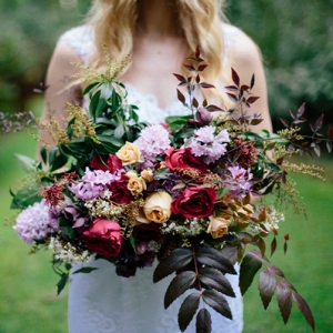 This Wild Bouquet Was the Perfect Forest Accent