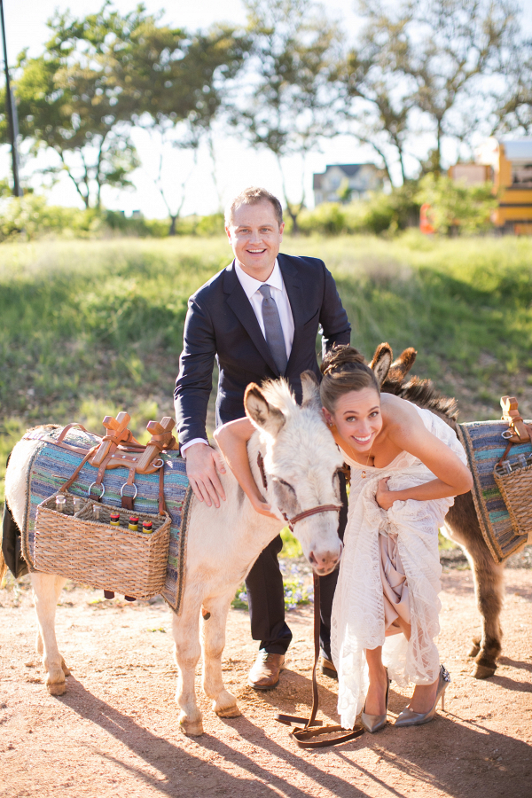 Texas Ranch Wedding with Donkeys