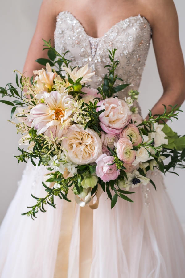 Paris Inspired Wedding Bouquet