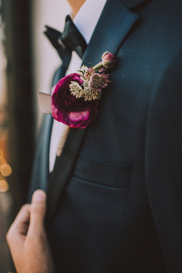 Boutonniere on Belle the Magazine