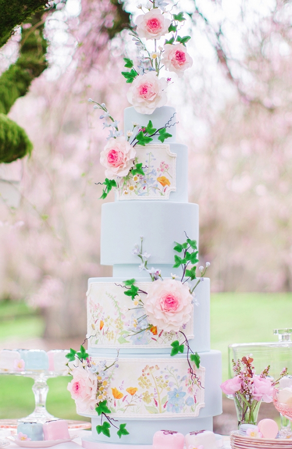Spring Wedding Cake