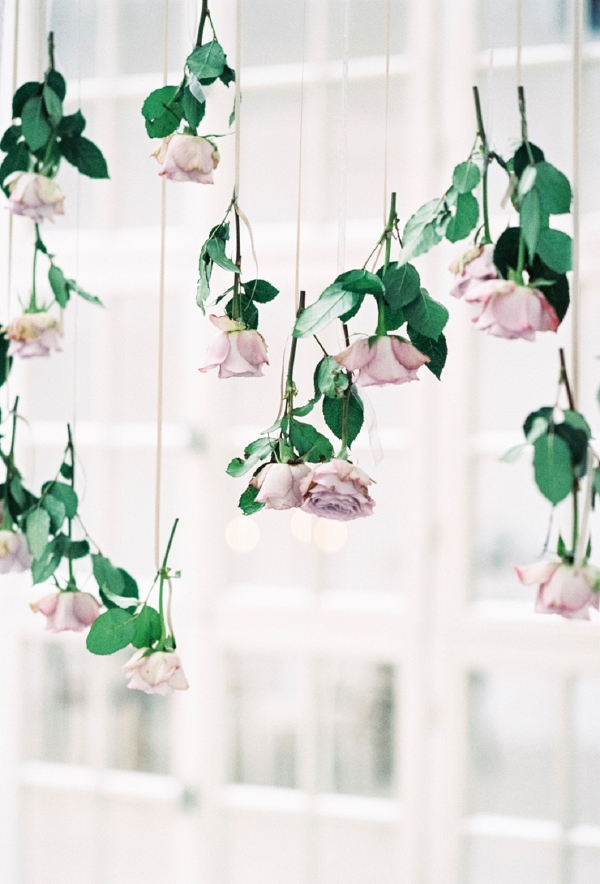 Hanging Rose Wedding Decor