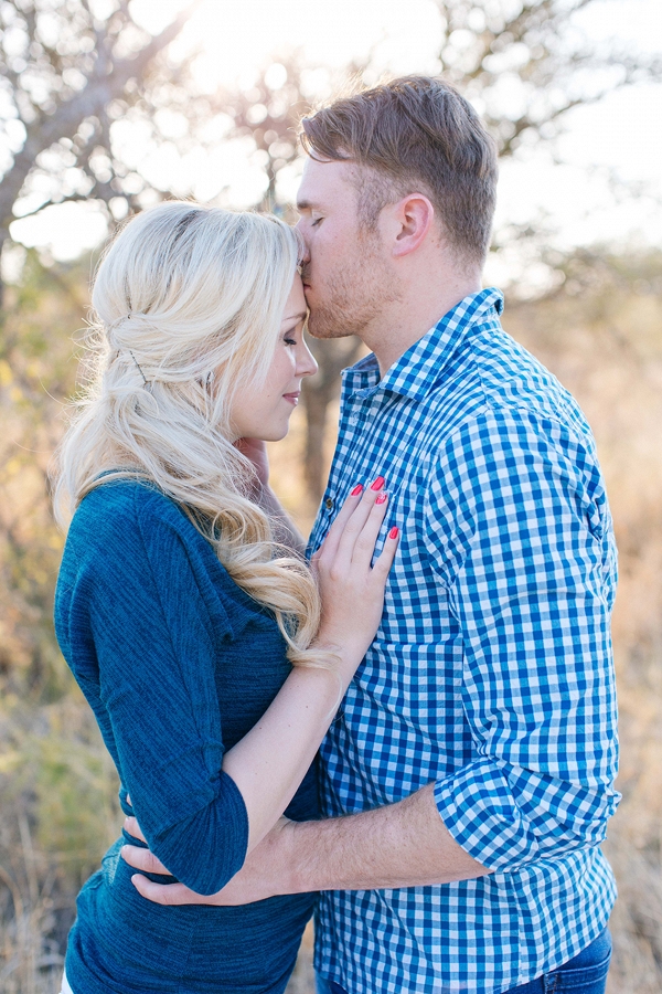 Couple's portrait during their South African Game Reserve engagement session