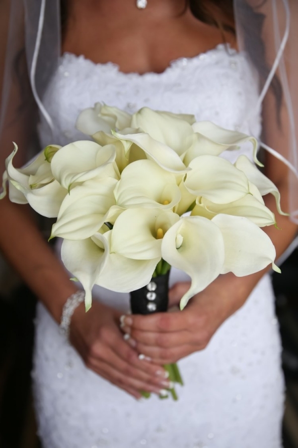 Calla Lily Bridal Bouquet / wedding design by Madeline's Weddings and Events / photo by Carrie Ekosky Photography