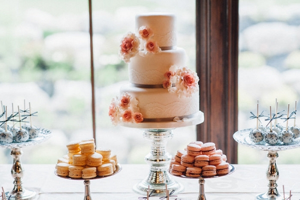 Pretty in Pink Wedding Cake from Pure Aperture Photography