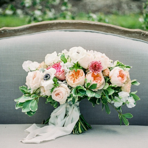 Peach and pink bouquet