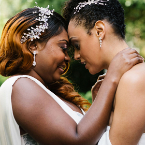 Colorful Brooklyn Microwedding with Two Brides