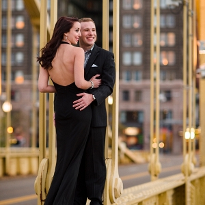 Black Tie Meets Urban Meets Fall in The Park in This Dichotomous Engagement Shoot