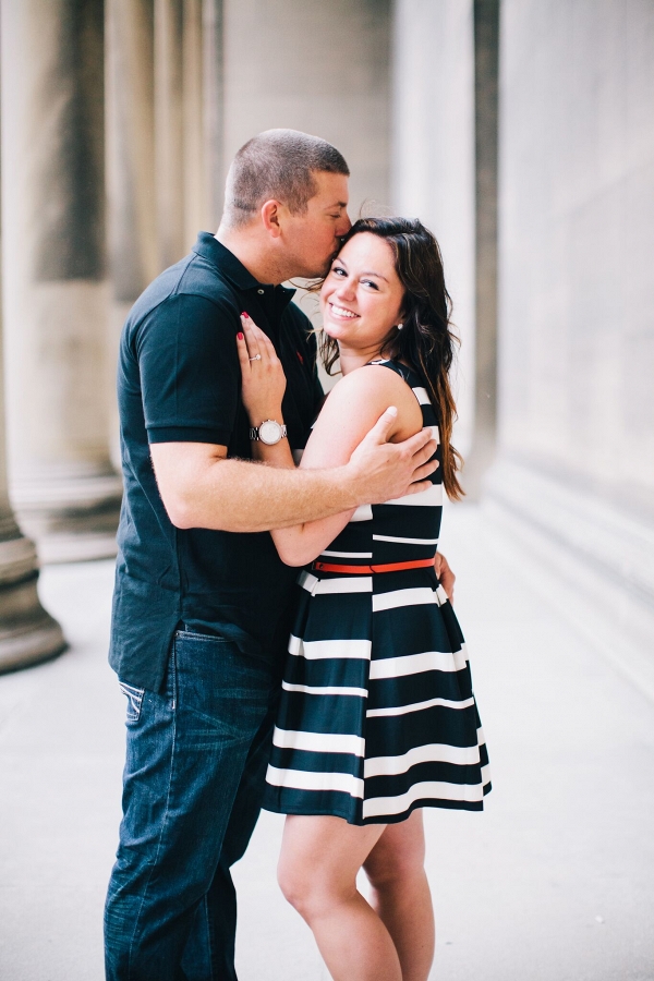 A Kiss on the Forehead is the Cutest During This Fun Engagement Session