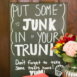Handmade Dessert Display Chalkboard Sign Perfect Whimisical DIY Wedding