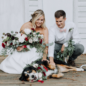 Shelter Dog Adoption Wedding