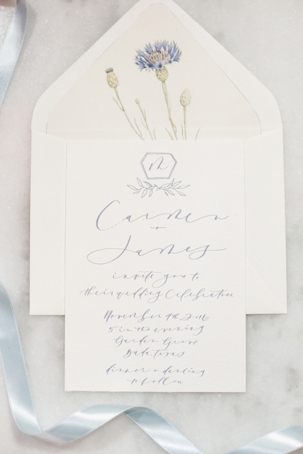 Calligraphy Wedding Invite