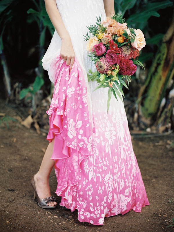 Tropical Wedding Dress