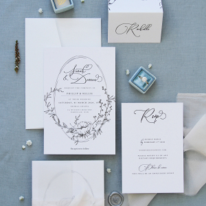 Printable Floral Wedding Invitation
