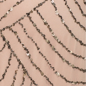 Adrianna Papell Embellished Blouson Bridesmaid Dress Detail