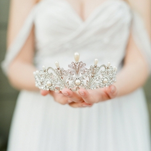Pearl & Diamante Bridal Tiara