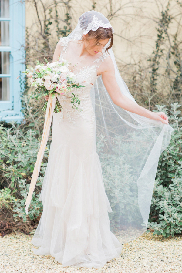 Lace Edged Bridal Veil
