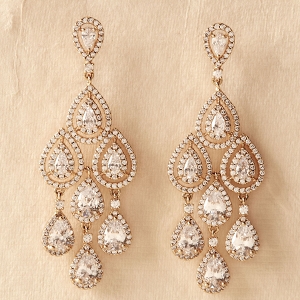 Aniston Chandelier Bridal Earrings