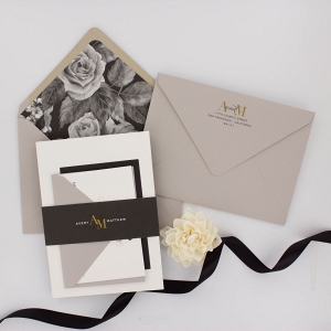 'Avery' A Modern Floral Wedding Stationery Suite