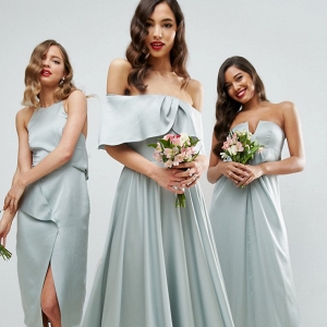 Mismatched Jade Bridesmaid Dresses
