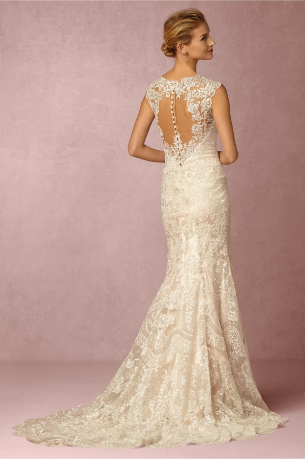 BHLDN 'Shea' Illusion Back Lace Bridal Gown