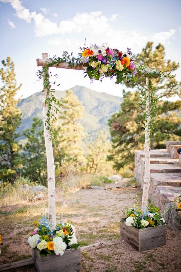 Birch Wedding Arch