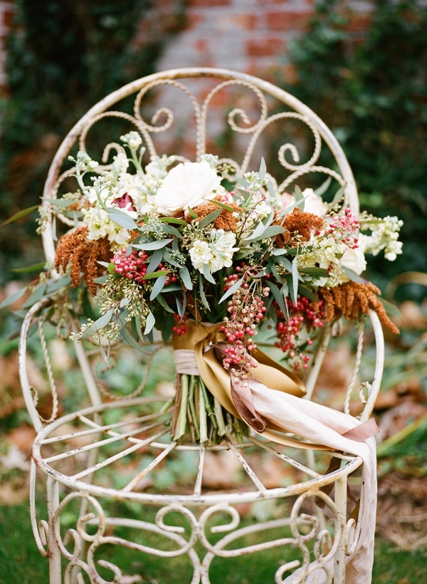 Romantic Fall Bridal Bouquet