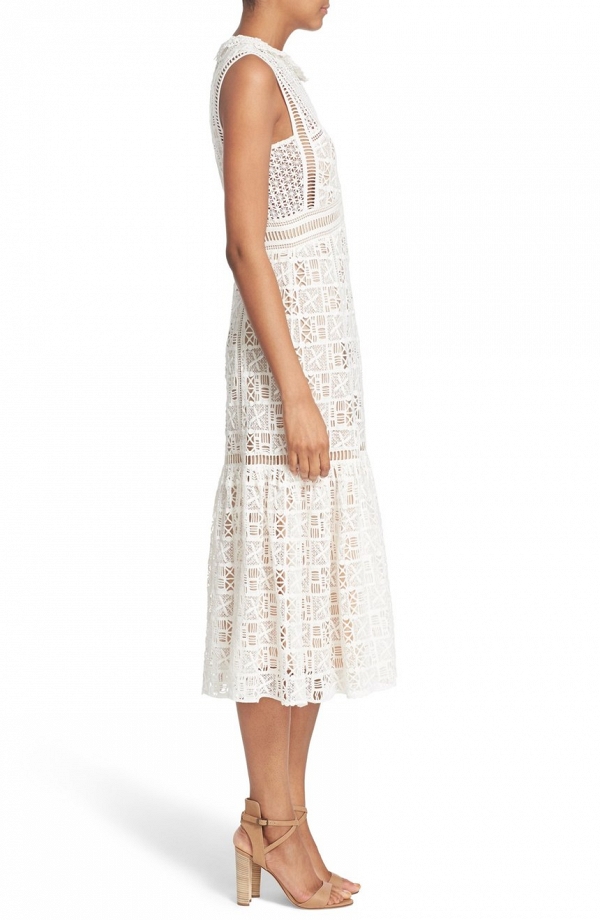 Crochet Lace Sleeveless Dress