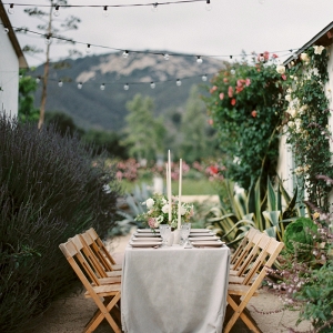 garden reception area on Chic Vintage Brides