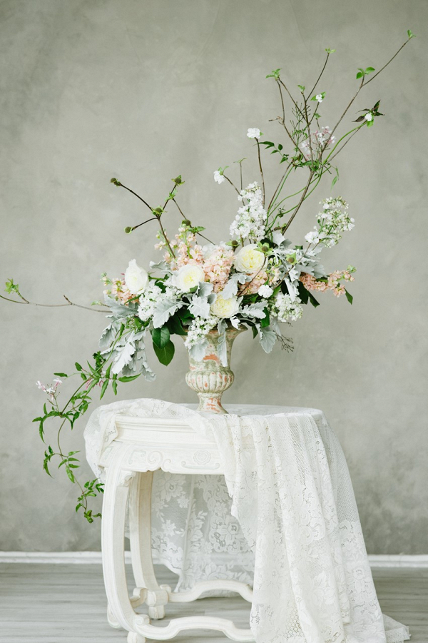 Fine Art Vintage Spring Wedding Flowers