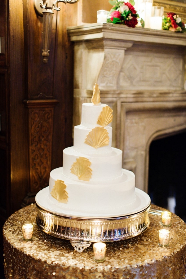 Art Deco Inspired Wedding Cake