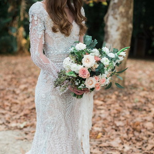 Blush & White Bridal Bouquet