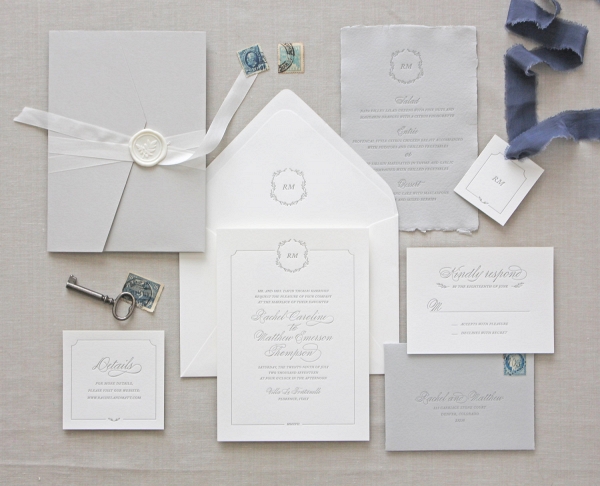 'Florence' Letterpress Wedding Stationery Suite