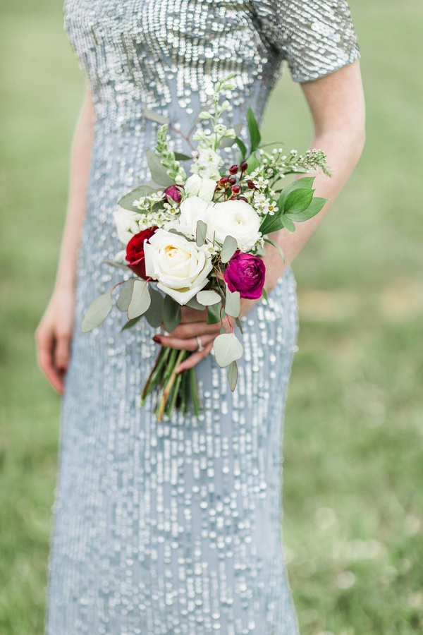 Sequin bridesmaid dress
