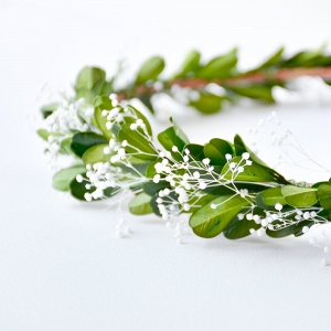 Greenery Bridal Floral Headpiece