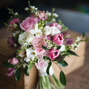 Just-Picked Spring Pink Wedding Bouquet Recipe