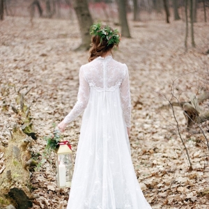 Stunning Long Sleeve Lace Wedding Dress